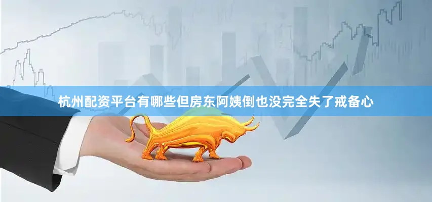 杭州配资平台有哪些但房东阿姨倒也没完全失了戒备心